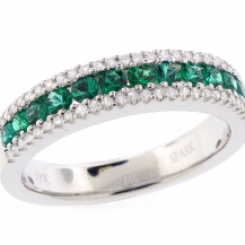 18k_White_Gold_Diamond_and_Emerald_Ring_1