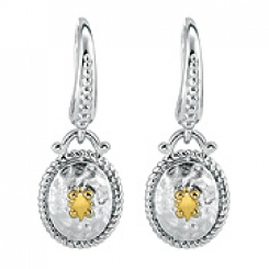 Sterling_Silver_and_Yellow_Gold_Drop_Earring_1