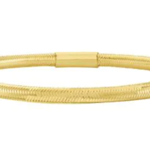 14kt stretch mesh bangle