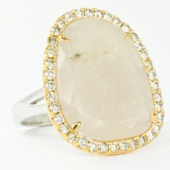 Sapphire Slice and Diamond Ring - Star Jewelers on High